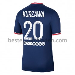 Fußballtrikot Paris Saint-Germain PSG Layvin Kurzawa 20 Heim Trikot Home 2021-2022 für Herren