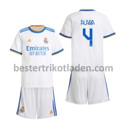 Fußballtrikot Real Madrid David Alaba 4 Heim Trikot Home 2021-2022 für Kinder