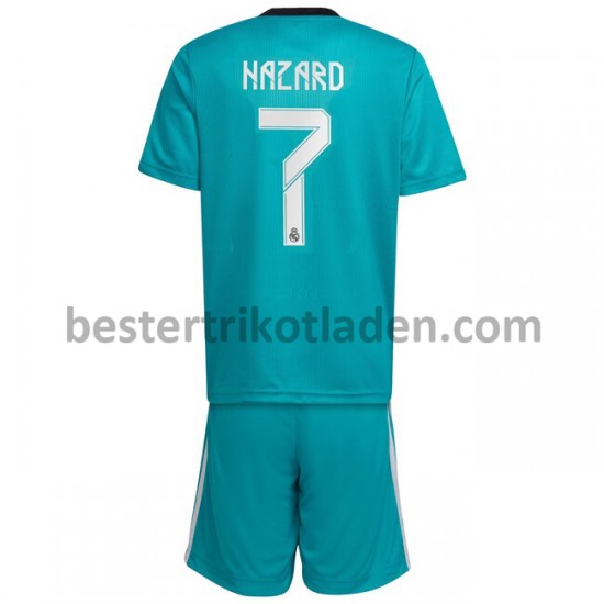 Fußballtrikot Real Madrid Eden Hazard 7 Ausweich Trikot 3rd 2021-2022 für Kinder