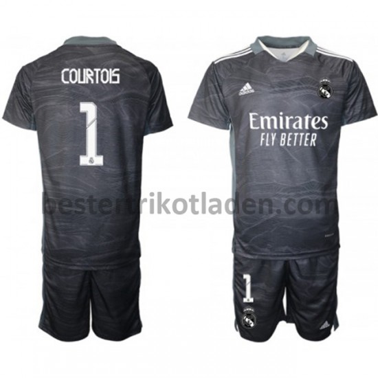 Fußballtrikot Real Madrid Torwart Thibaut Courtois 1 Heim Trikot Home 2021-2022 für Kinder