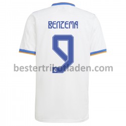 Fußballtrikot Real Madrid Karim Benzema 9 Heim Trikot Home 2021-2022 für Herren