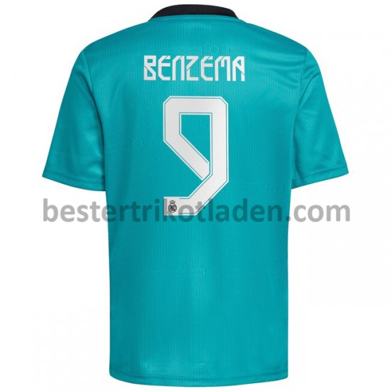 Fußballtrikot Real Madrid Karim Benzema 9 Ausweich Trikot 3rd 2021-2022 für Herren