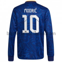Fußballtrikot Real Madrid Luka Modrić 10 Auswärts Trikot Away 2021-2022 Langarm für Herren