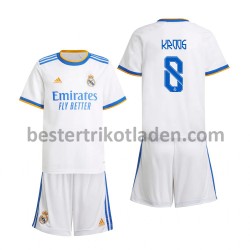 Fußballtrikot Real Madrid Toni Kroos 8 Heim Trikot Home 2021-2022 für Kinder