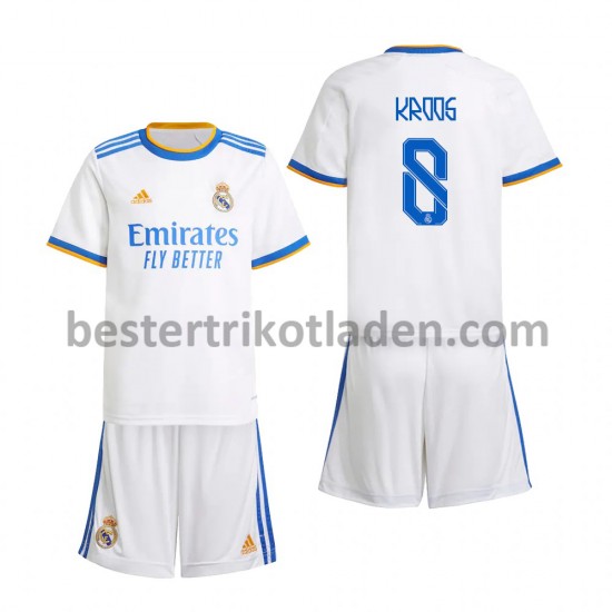 Fußballtrikot Real Madrid Toni Kroos 8 Heim Trikot Home 2021-2022 für Kinder