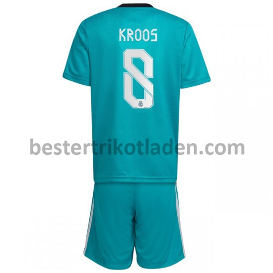 Fußballtrikot Real Madrid Toni Kroos 8 Ausweich Trikot 3rd 2021-2022 für Kinder