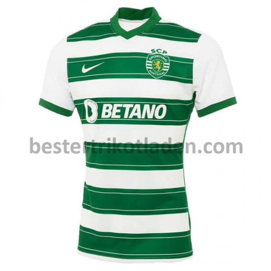 Fußballtrikot Sporting Lisbon Heim Trikot Home 2021-2022 für Herren