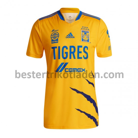 Fußballtrikot Tigres UANL Heim Trikot Home 2021-2022 für Herren