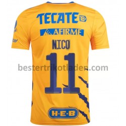 Fußballtrikot Tigres UANL Nico Lopez 11 Heim Trikot Home 2021-2022 für Herren