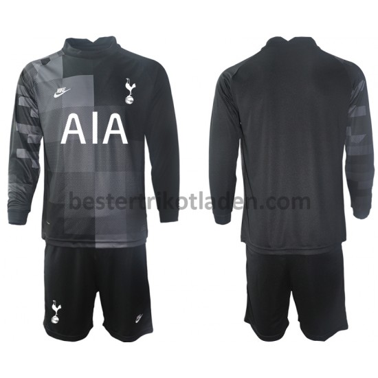 Fußballtrikot Tottenham Hotspur Torwart Auswärts Trikot Away 2021-2022 Langarm für Kinder