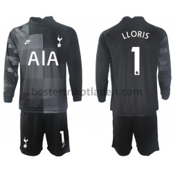 Fußballtrikot Tottenham Hotspur Hugo Lloris 1 Torwart Auswärts Trikot Away 2021-2022 Langarm für Kinder
