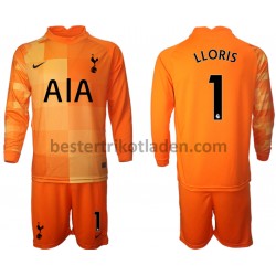 Fußballtrikot Tottenham Hotspur Hugo Lloris 1 Torwart Ausweich Trikot 3rd 2021-2022 Langarm für Kinder