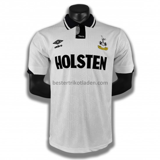 Fußballtrikot Tottenham Hotspur Retro Heim Trikot Home 1990 für Herren