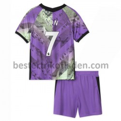 Fußballtrikot Tottenham Hotspur Son Heung-min 7 Ausweich Trikot 3rd 2021-2022 für Kinder