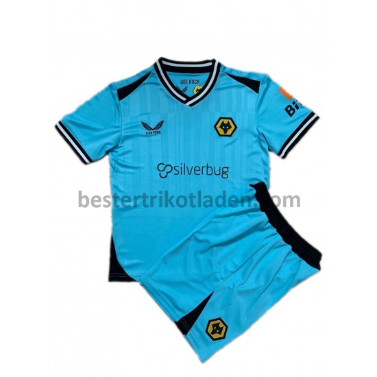 Fußballtrikot Wolverhampton Wanderers Torwart Ausweich Trikot 3rd 2021-2022 für Kinder