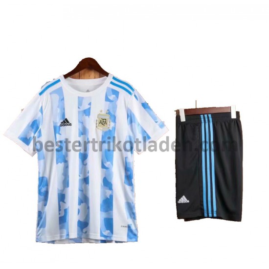 Fußballtrikot Argentinien Heim Trikot Home 2021 für Kinder