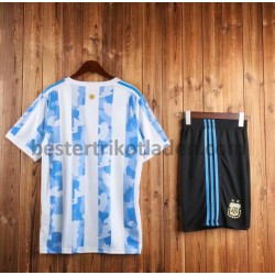 Fußballtrikot Argentinien Heim Trikot Home 2021 für Kinder