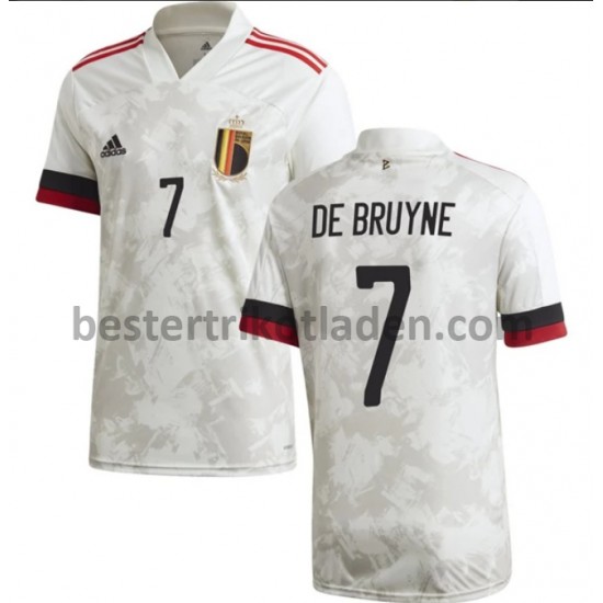 Fußballtrikot Belgien De Bruyne 7 Auswärts Trikot Away Euro 2020 für Herren