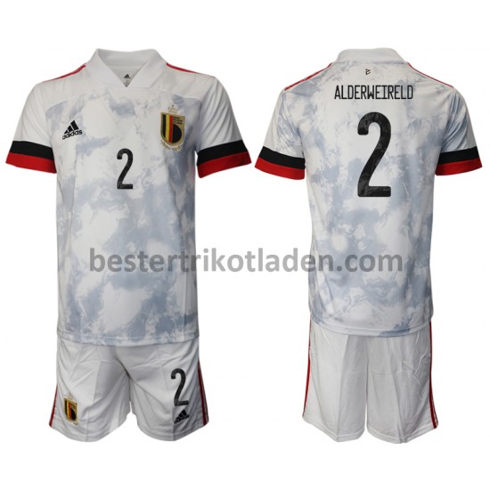 Fußballtrikot Belgien Toby Alderweireld 32 Auswärts Trikot Away Euro 2020 für Kinder