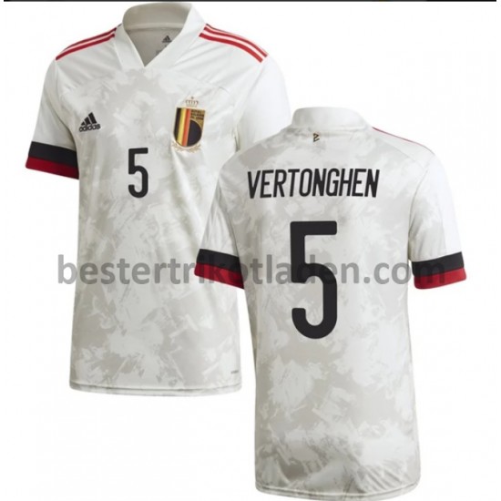 Fußballtrikot Belgien Vertonghen 5 Auswärts Trikot Away Euro 2020 für Herren