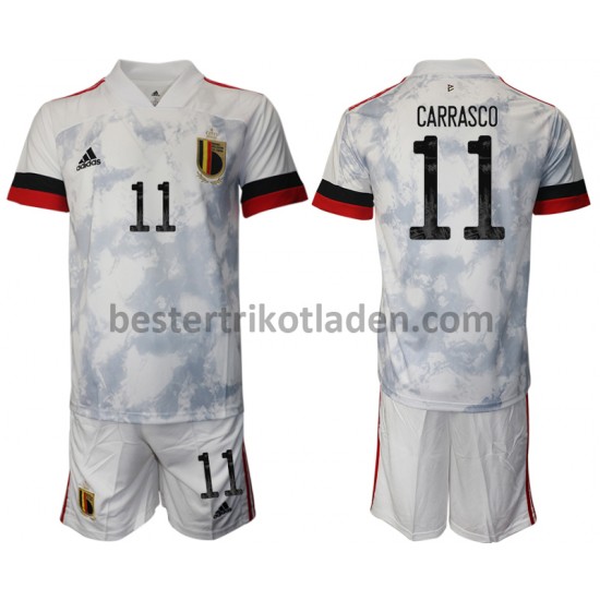 Fußballtrikot Belgien Yannick Carrasco 11 Auswärts Trikot Away Euro 2020 für Kinder
