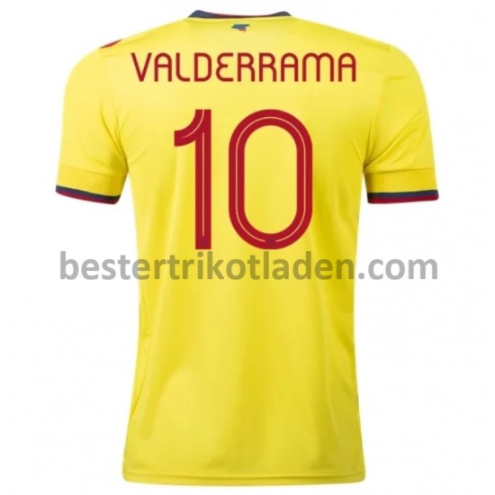 Fußballtrikot Kolumbien Valderrama 10 Heim Trikot Home 2020-2021 für Herren