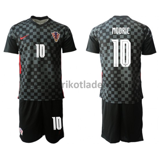 Fußballtrikot Kroatien Luka Modrić 10 Auswärts Trikot Away Euro 2020 für Kinder