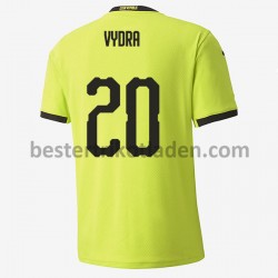 Fußballtrikot Tschechien Matej Vydra 20 Auswärts Trikot Away Euro 2020 für Herren