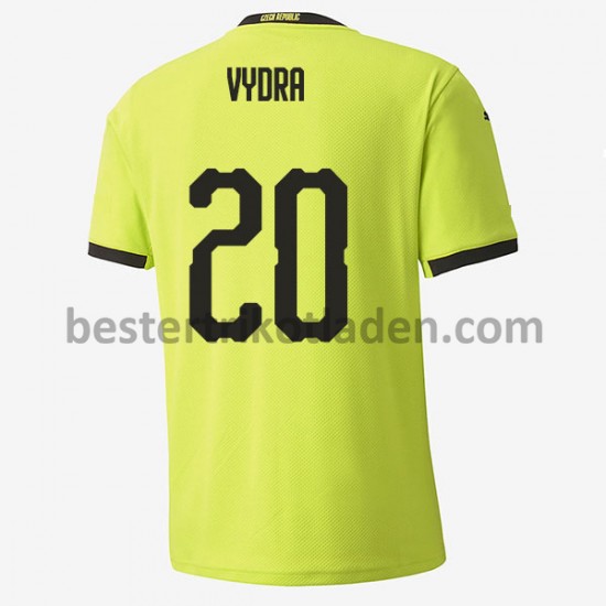 Fußballtrikot Tschechien Matej Vydra 20 Auswärts Trikot Away Euro 2020 für Herren