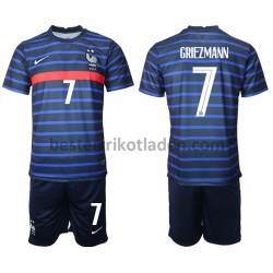 Fußballtrikot Frankreich Antoine Griezmann 7 Heim Trikot Home Euro 2020 für Kinder