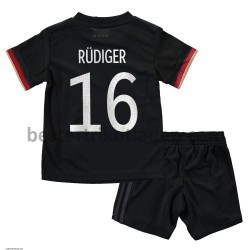 Fußballtrikot Deutschland Antonio Rüdiger 16 Auswärts Trikot Away Euro 2020 für Kinder