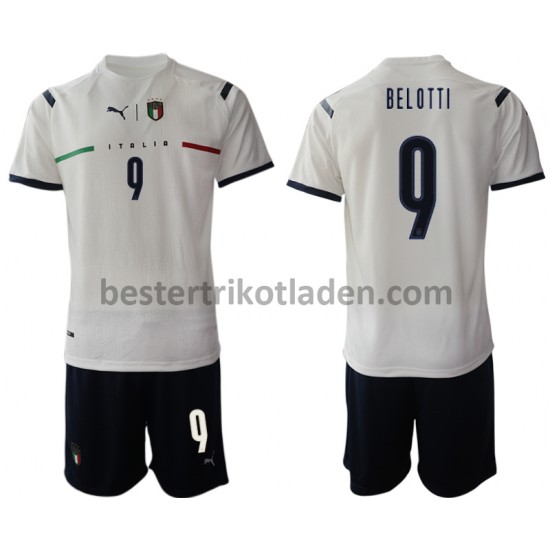 Fußballtrikot Italien Andrea Belotti 9 Auswärts Trikot Away 2021-2022 für Kinder