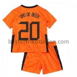 Fußballtrikot Niederlande Donny van de Beek 20 Heim Trikot Home Euro 2020 für Kinder