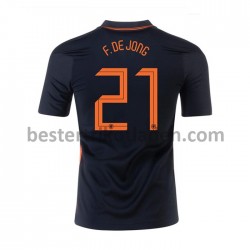 Fußballtrikot Niederlande Frenkie de Jong 21 Auswärts Trikot Away Euro 2020 für Herren