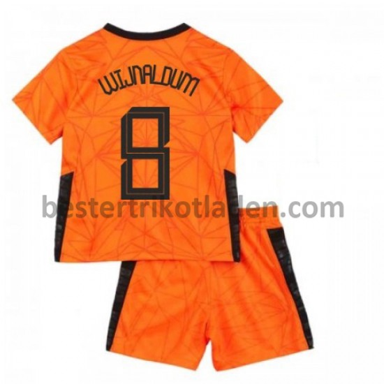 Fußballtrikot Niederlande Georginio Wijnaldum 8 Heim Trikot Home Euro 2020 für Kinder