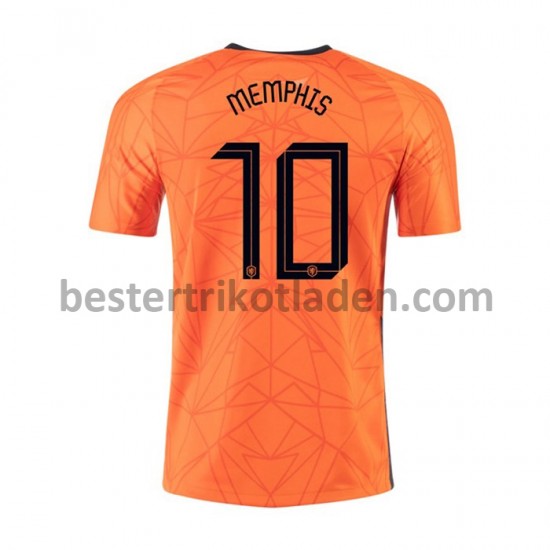 Fußballtrikot Niederlande MEMPHIS 10 Heim Trikot Home Euro 2020 für Herren