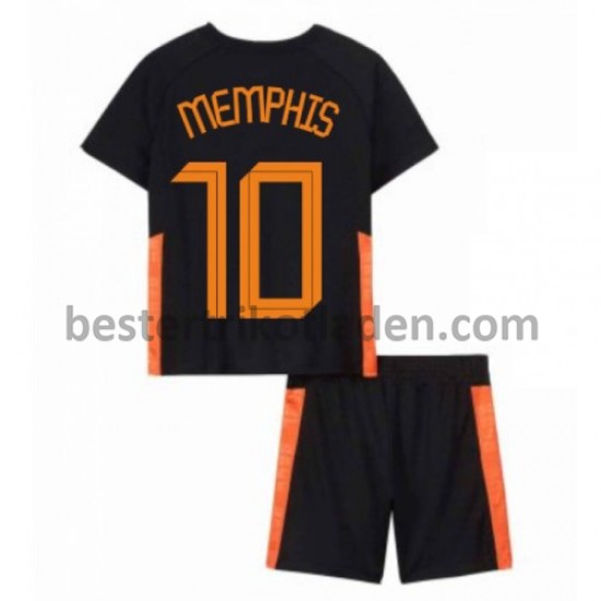 Fußballtrikot Niederlande Memphis Depay 10 Auswärts Trikot Away Euro 2020 für Kinder