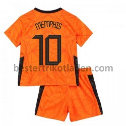 Fußballtrikot Niederlande Memphis Depay 10 Heim Trikot Home Euro 2020 für Kinder
