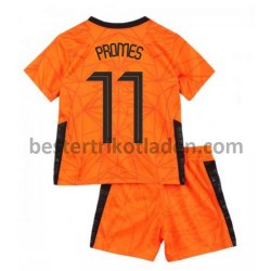 Fußballtrikot Niederlande Quincy Promes 11 Heim Trikot Home Euro 2020 für Kinder