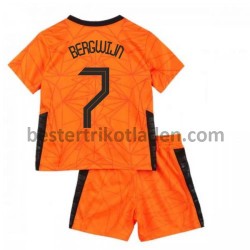 Fußballtrikot Niederlande Steven Bergwijn 7 Heim Trikot Home Euro 2020 für Kinder