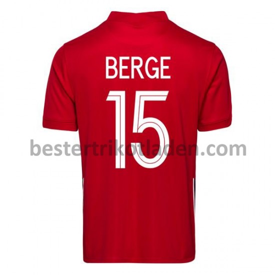 Fußballtrikot Norwegen Sander Berge 15 Heim Trikot Home 2020-2021 für Herren