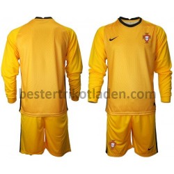 Fußballtrikot Portugal Torwart Auswärts Trikot Away Euro 2020 Langarm für Kinder