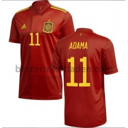 Fußballtrikot Spanien Adama 11 Heim Trikot Home Euro 2020 für Herren
