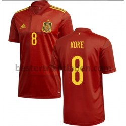 Fußballtrikot Spanien Koke 8 Heim Trikot Home Euro 2020 für Herren