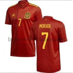 Fußballtrikot Spanien Morata 7 Heim Trikot Home Euro 2020 für Herren