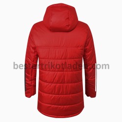 Sao Paulo Fußball Daunenjacke Rot für Herren