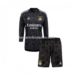 Fußballtrikot Benfica Torwart Auswärts Trikot Away 2022-2023 Langarm für Kinder
