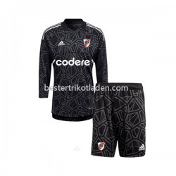 Fußballtrikot River Plate 2023 Torwart Heim Trikot Home Langarm für Kinder