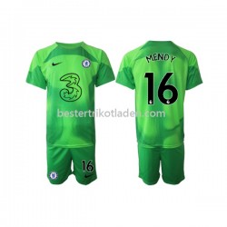Fußballtrikot Chelsea Edouard Mendy 16 Torwart Ausweich Trikot 3rd 2022-2023 Kurzarm für Kinder