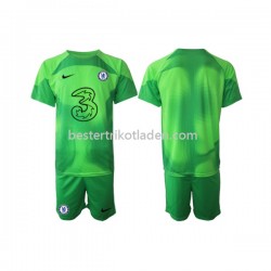 Fußballtrikot Chelsea Torwart Ausweich Trikot 3rd 2022-2023 Kurzarm für Kinder
